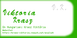 viktoria krasz business card
